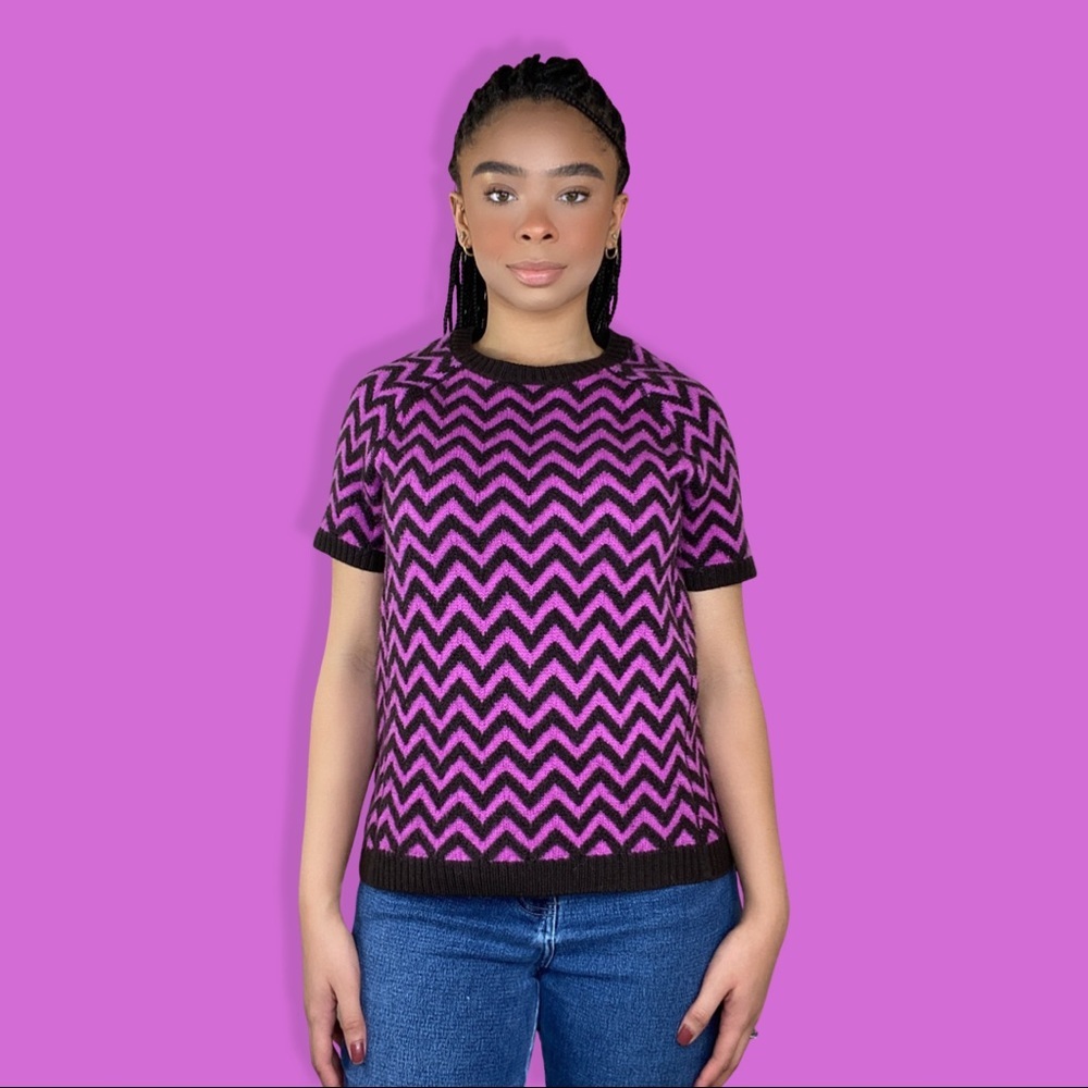 J.Crew Zig Zag Wool Sweater